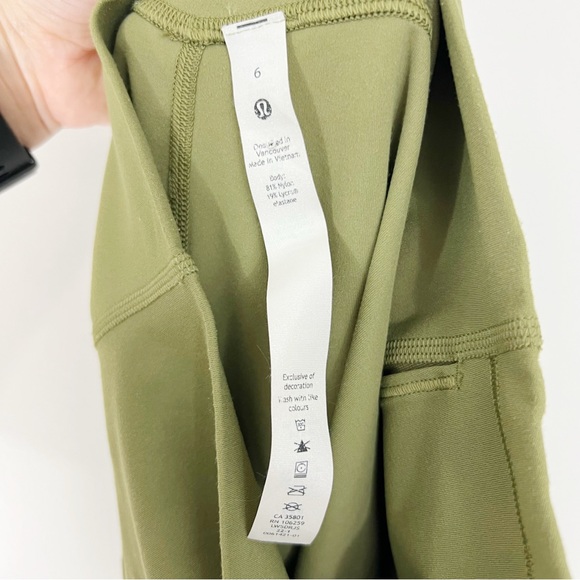 Lululemon Align High Rise Pant in Bronze Green Size 6 - Picture 9 of 11